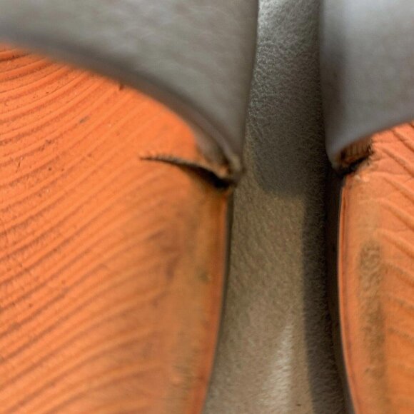 Nike Kawa Slide Youth Flip Flops Sandals Gray Orange Size 3Y Read Description‌‌ - Picture 3 of 7